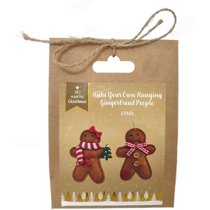 Make Your Own Hanging Gingerbread People Kit