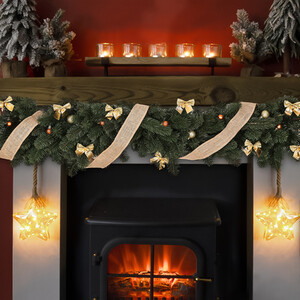 LED Glass Star Light Festive Decoration