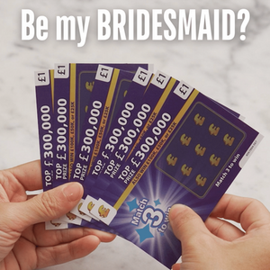 Set of 6 Bridesmaid Proposal Cards Will You Be My Bridesmaid Card