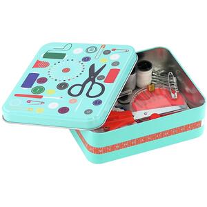 Sewing Box Kit with Accessories Scissors Needles Tape Measure