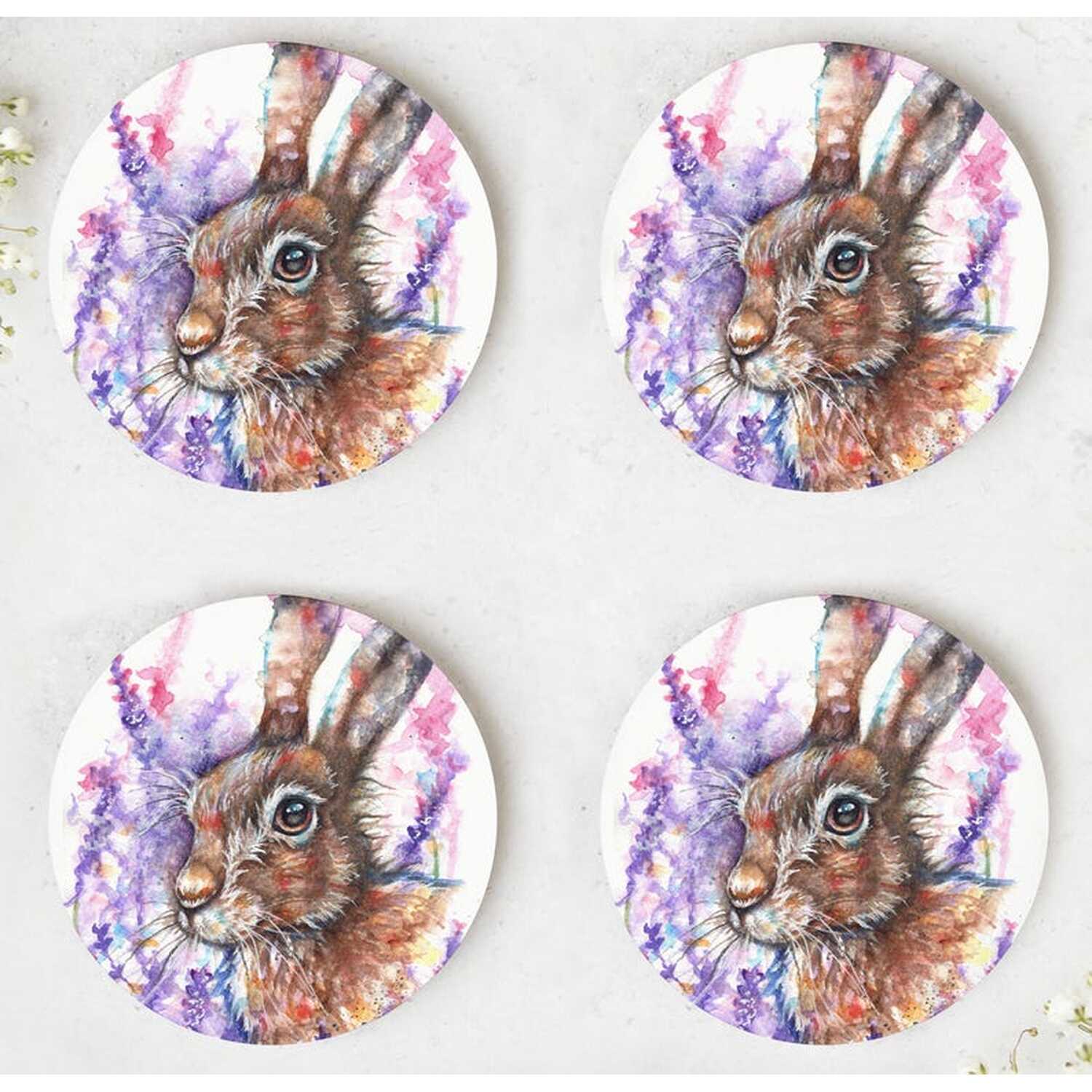 Image of Hare Coasters - Brown