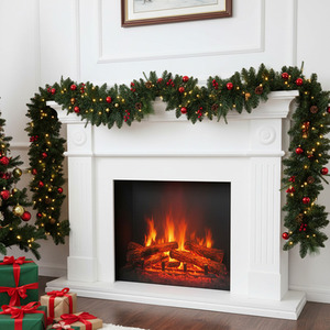 Lifeideas Pre-Lit Christmas Garland