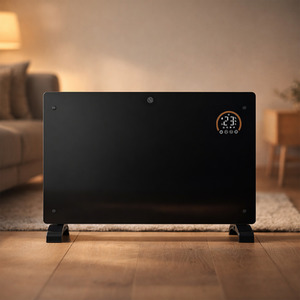 Glass Panel Wifi Smart Heater 2000W Electric Radiator - Wall Mount Free Standing