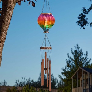 Solar Hot Air Balloon Wind Chime