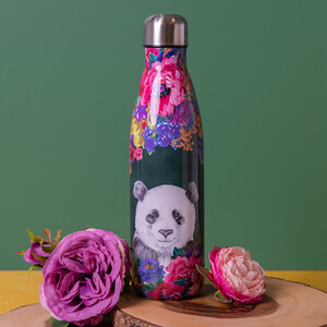 Mikasa Wild at Heart Panda Water Bottle, 500ml