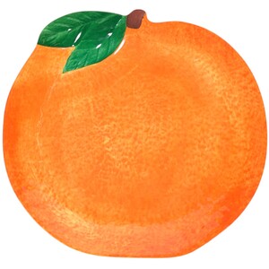 La Bella Vita Orange Plate