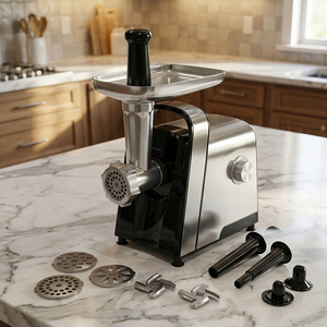 Spector 3 in 1 Electric Meat Grinder Stainless Steel Silver