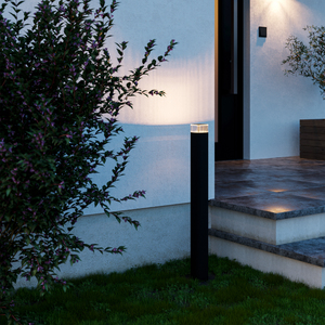 EGLO Castelnuovo Aluminium IP65 Outdoor Floor Light, Black