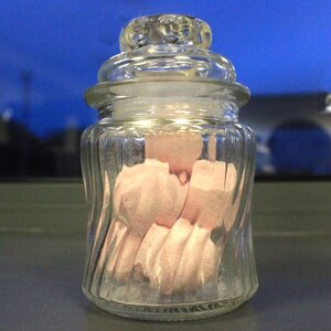 Swirl Ribs Candy Jar Multi Use Kilner Jar for Kitchen Decor
