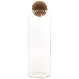 Cottage Cork Ball Glass Jar Bulk Storage Display
