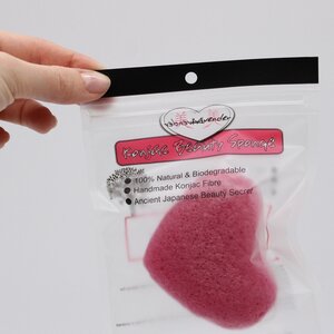 Konjac Charcoal Facial Body Sponge Natural, Gentle Cleansing