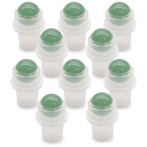 Aventurine Gemstone Roller Tip for Bottles Smooth Lucky Spiritual