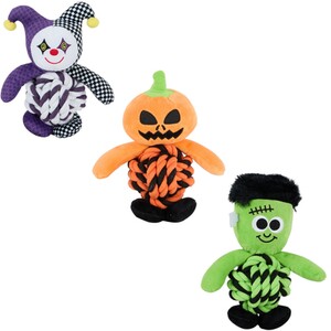 Tangled Tummy Monster Plush Dog Toy