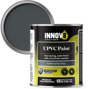 uPVC Paint 250ml - Satin Finish Plastic Paint for Doors Windows - No Primer