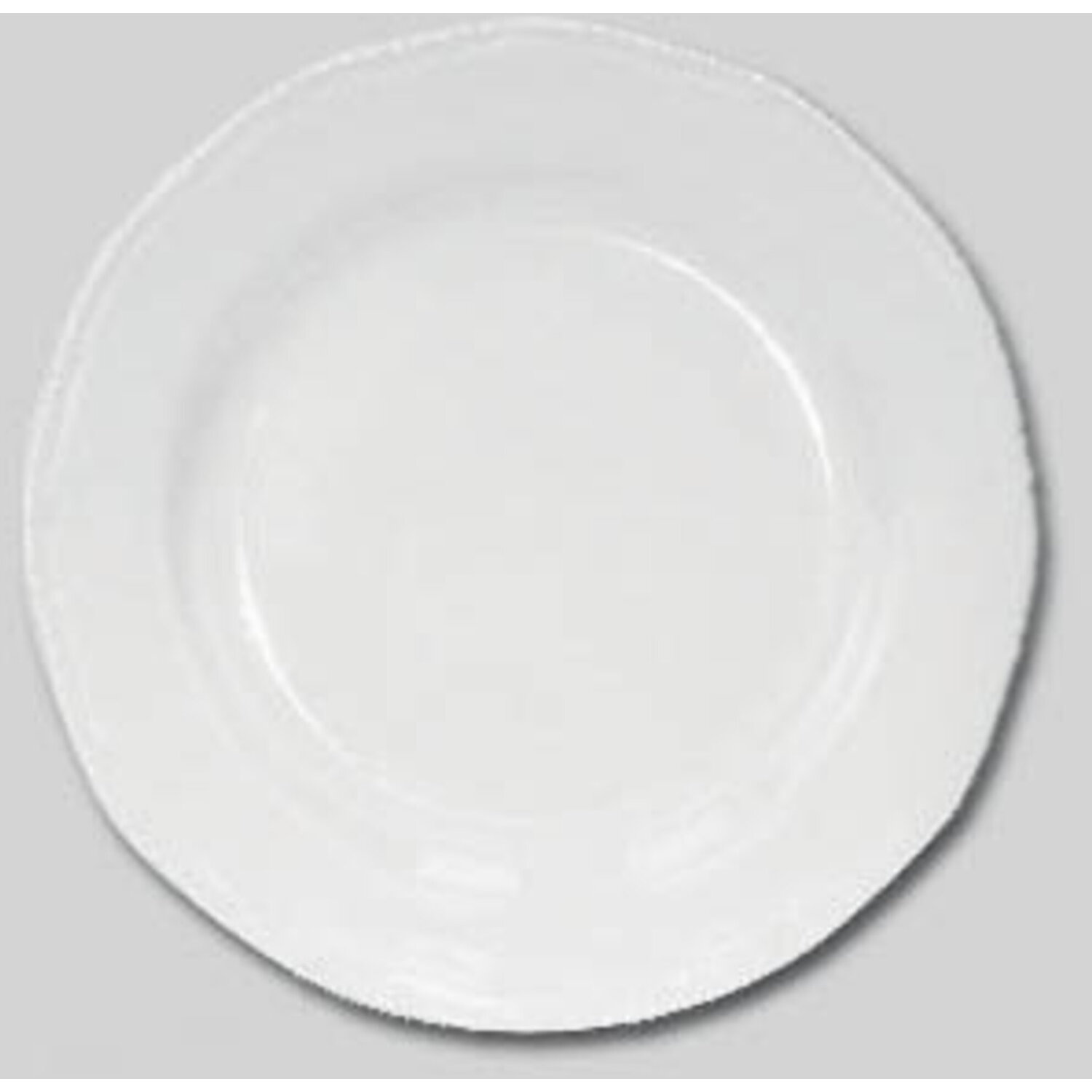 Quinn Small Embossed White Plate - White