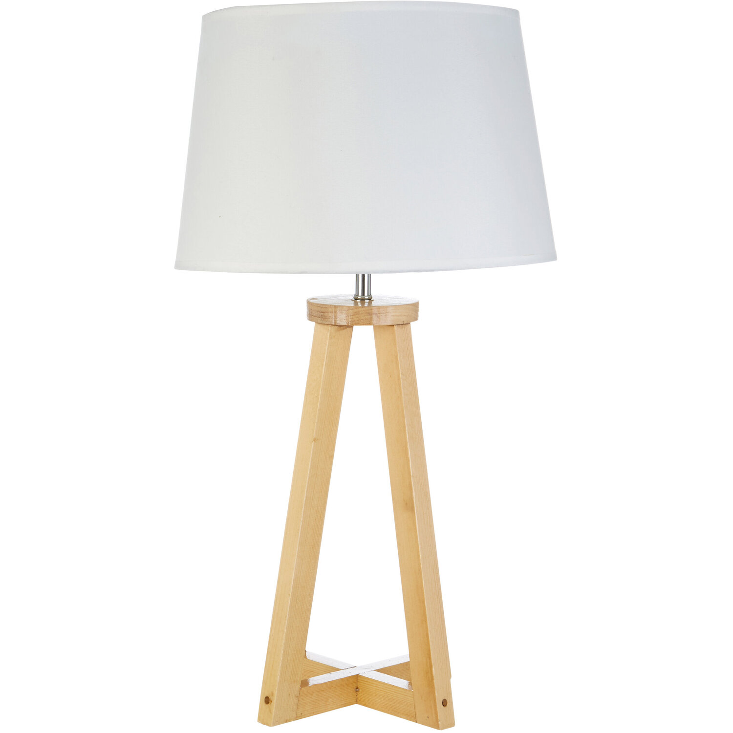 Image of Brett Pine Wood Table Lamp -&hellip;