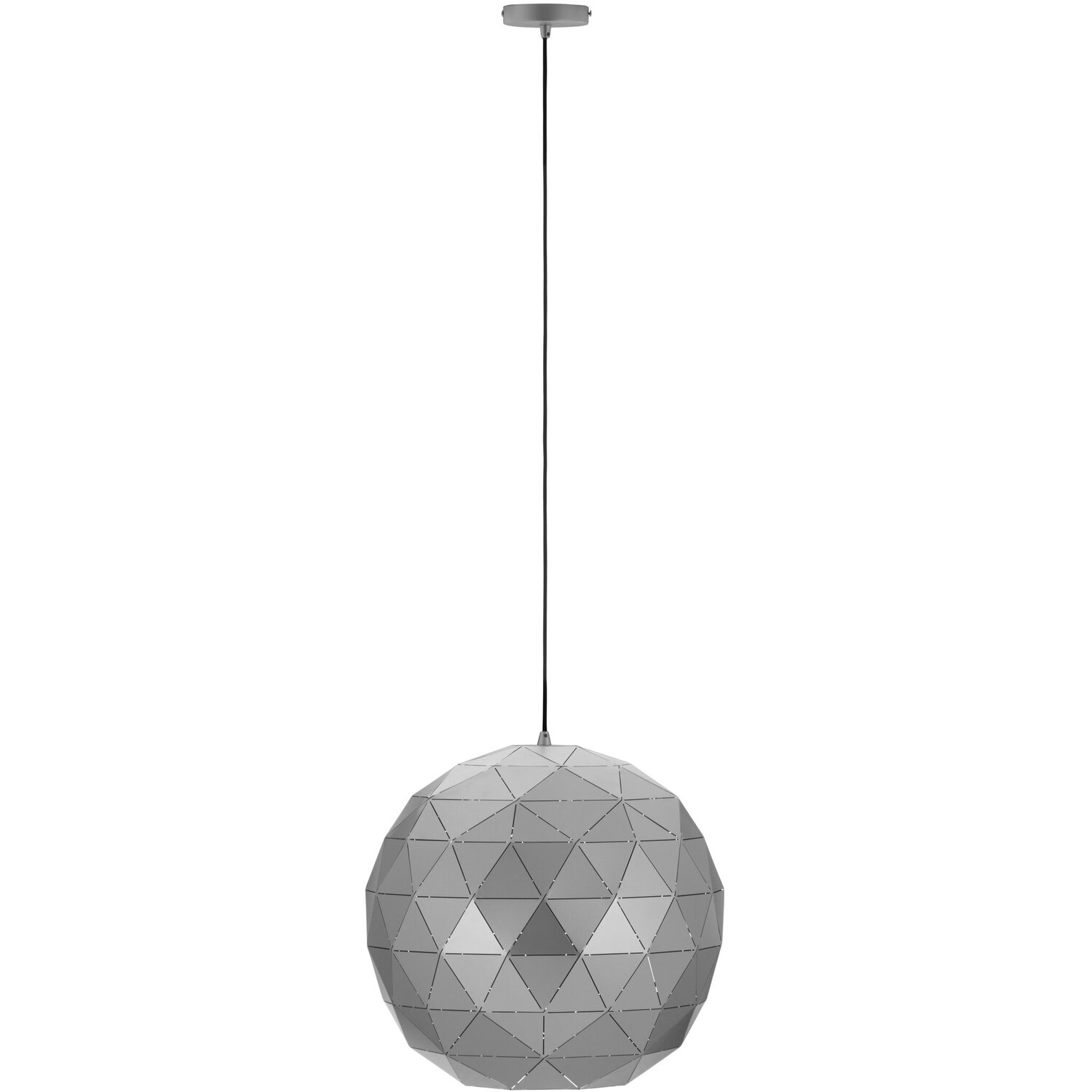 Mateo Medium Silver Finish Pendant Light - Silver
