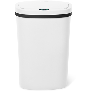 50L Plastic Sensor Bin - White