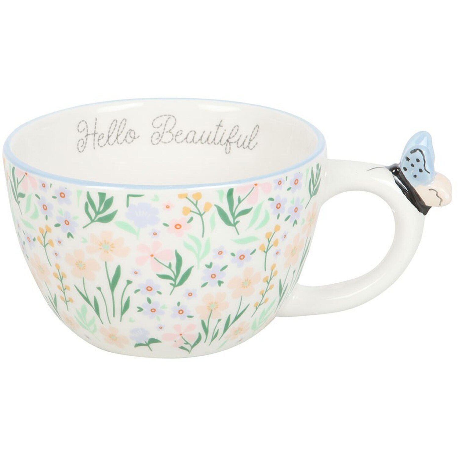 Image of Hello Beautiful Ditsy Daisy Print Mug&hellip;