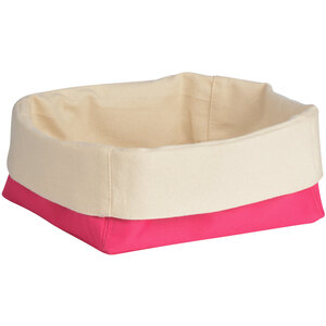 Hot Pink And Cream Small Bread Basket