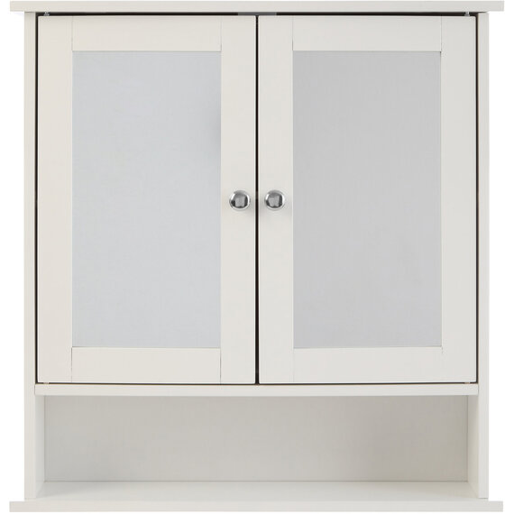 Portland Bathroom Cabinet With Mirrored Doors