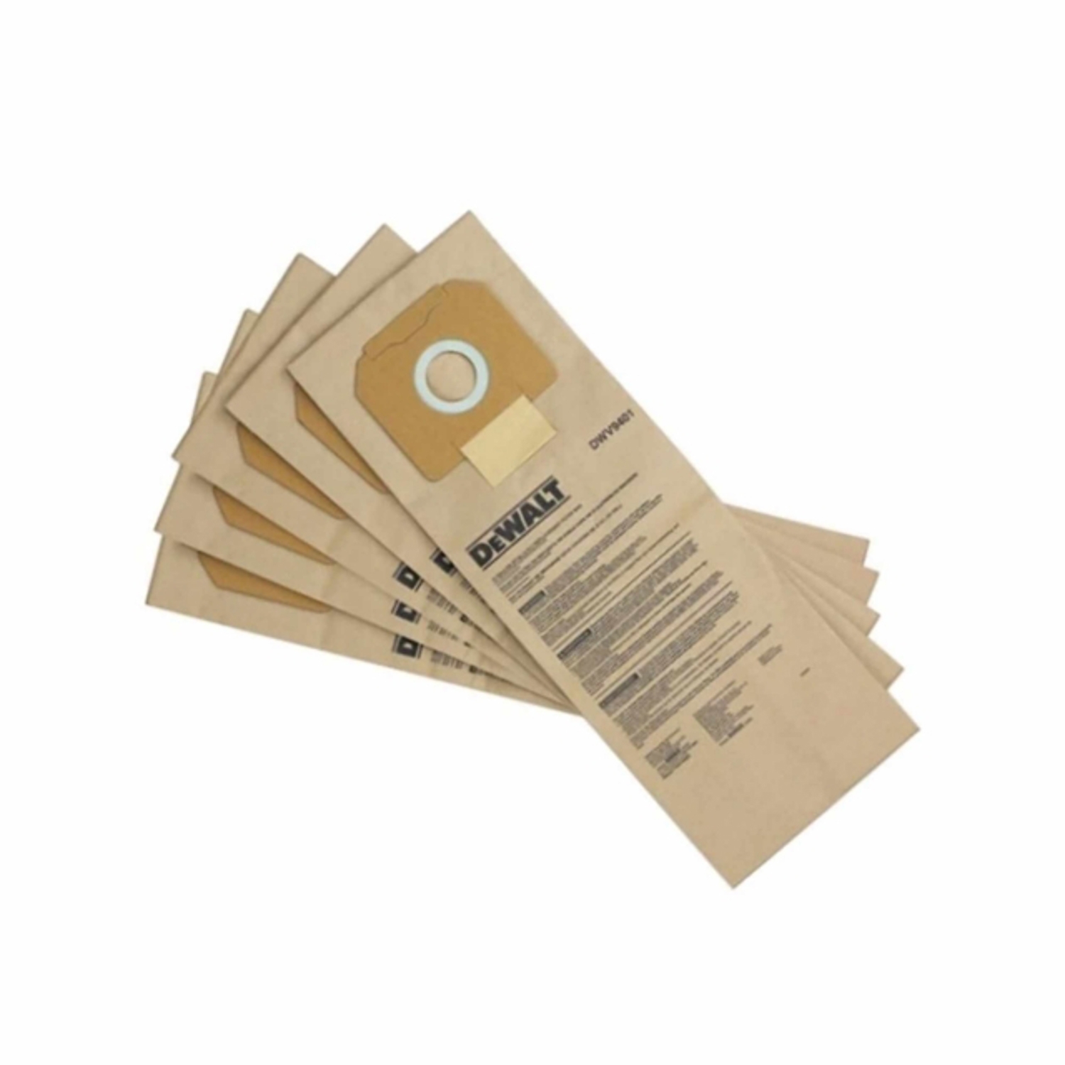 Dewalt Power Tools Dewalt Dwv9401 Paper Dust Bag (Pack 5) Dwv9401-Xj - Image 13