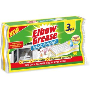 Elbow Grease Sponge Scourers (Pack of 3)