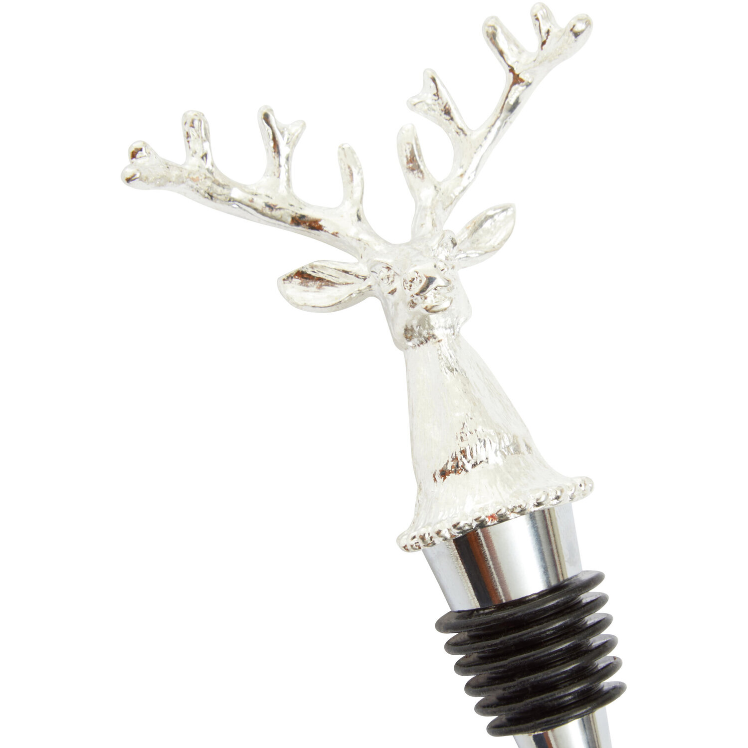 Orsina Patrin Stag Bottle Stopper - Silver