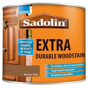 Sadolin Extra Durable Woodstain Burma Teak 500ml - 5028550