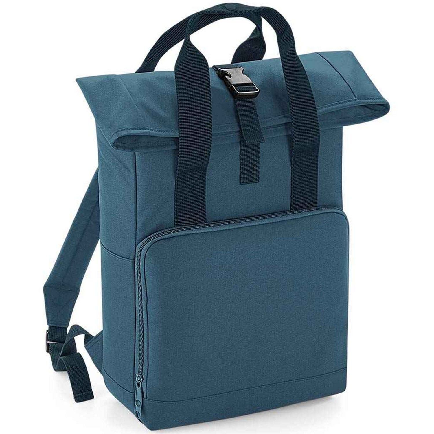 Bagbase Unisex Adult Roll Top Twin Handle Backpack - Airforce Blue