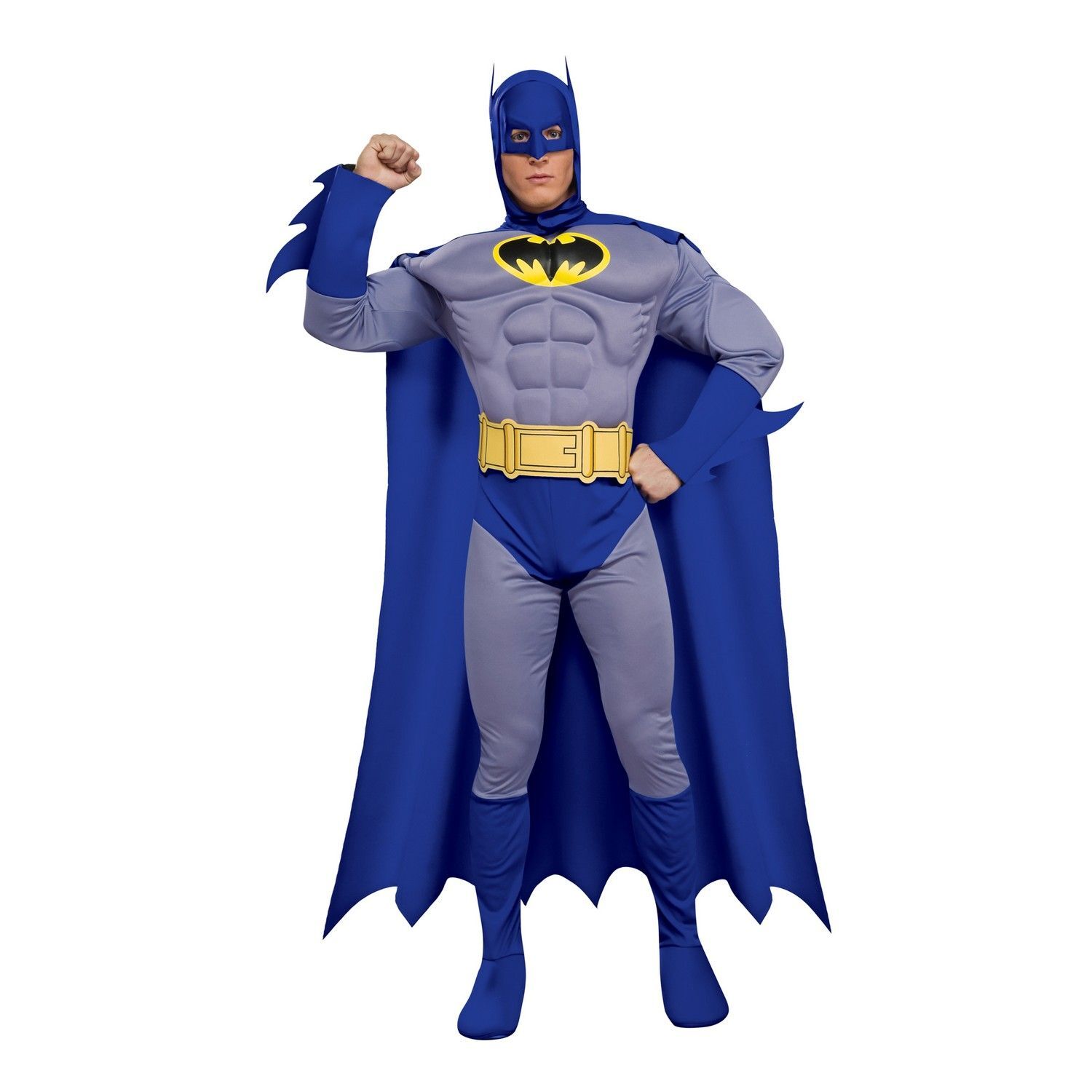 Batman Mens Deluxe Muscles Costume - Image 2