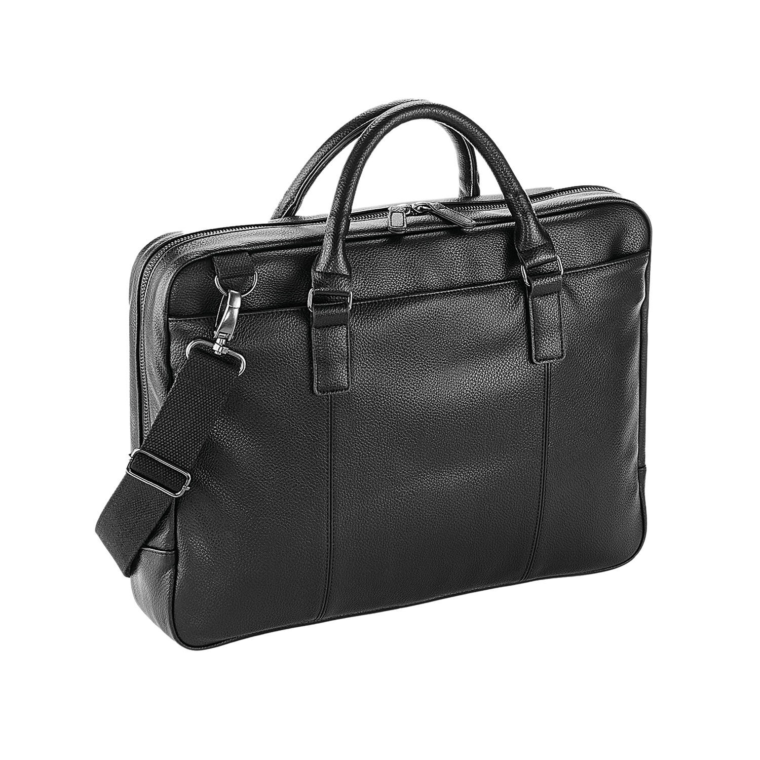 Quadra Nuhide Slimline Laptop Bag - Black