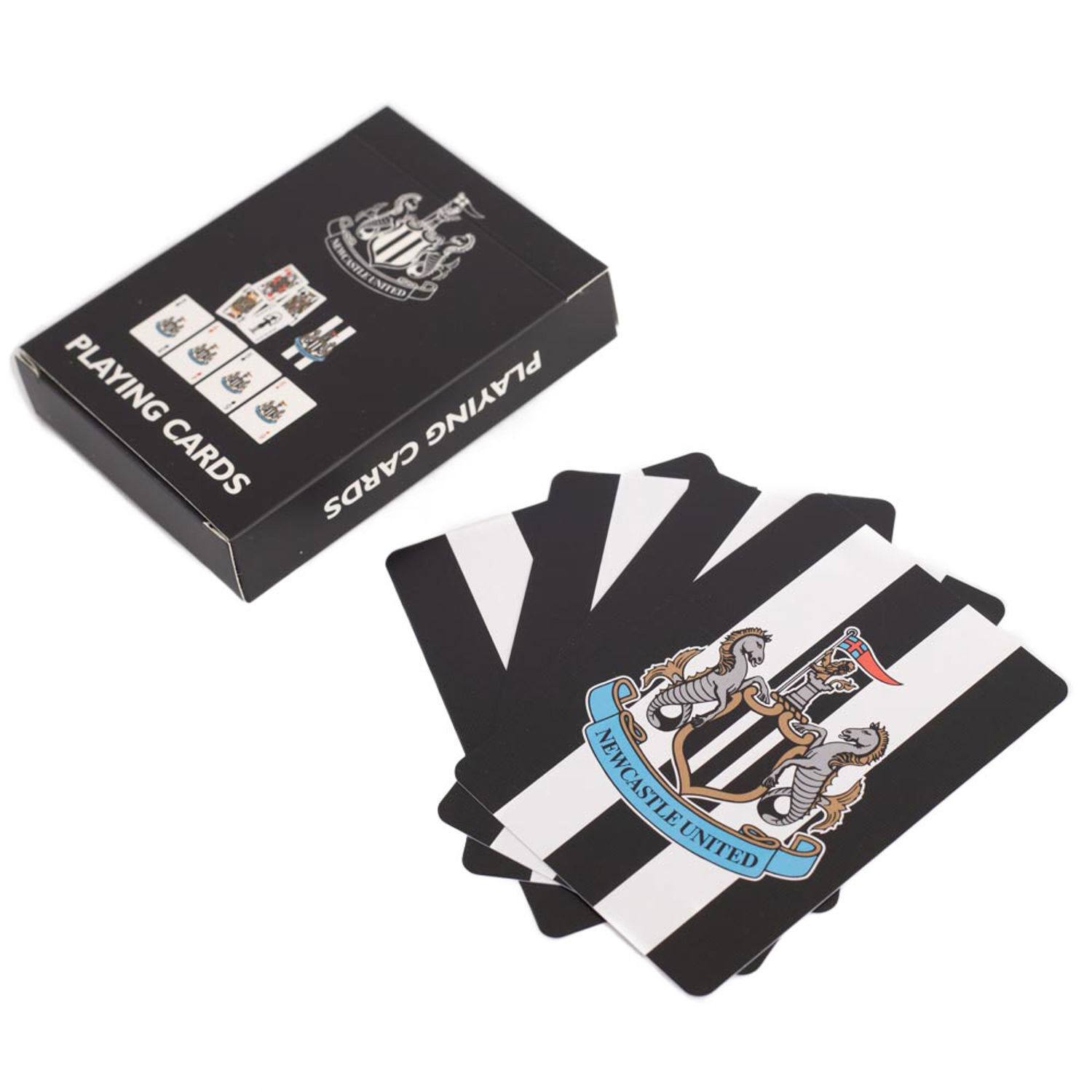 Newcastle United Fc Crest Playing Card Deck - White/Black