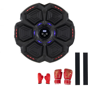 Music Boxing Trainer for Beginners to Advanced Boxers, Mountable Boxing Trainer with Gloves