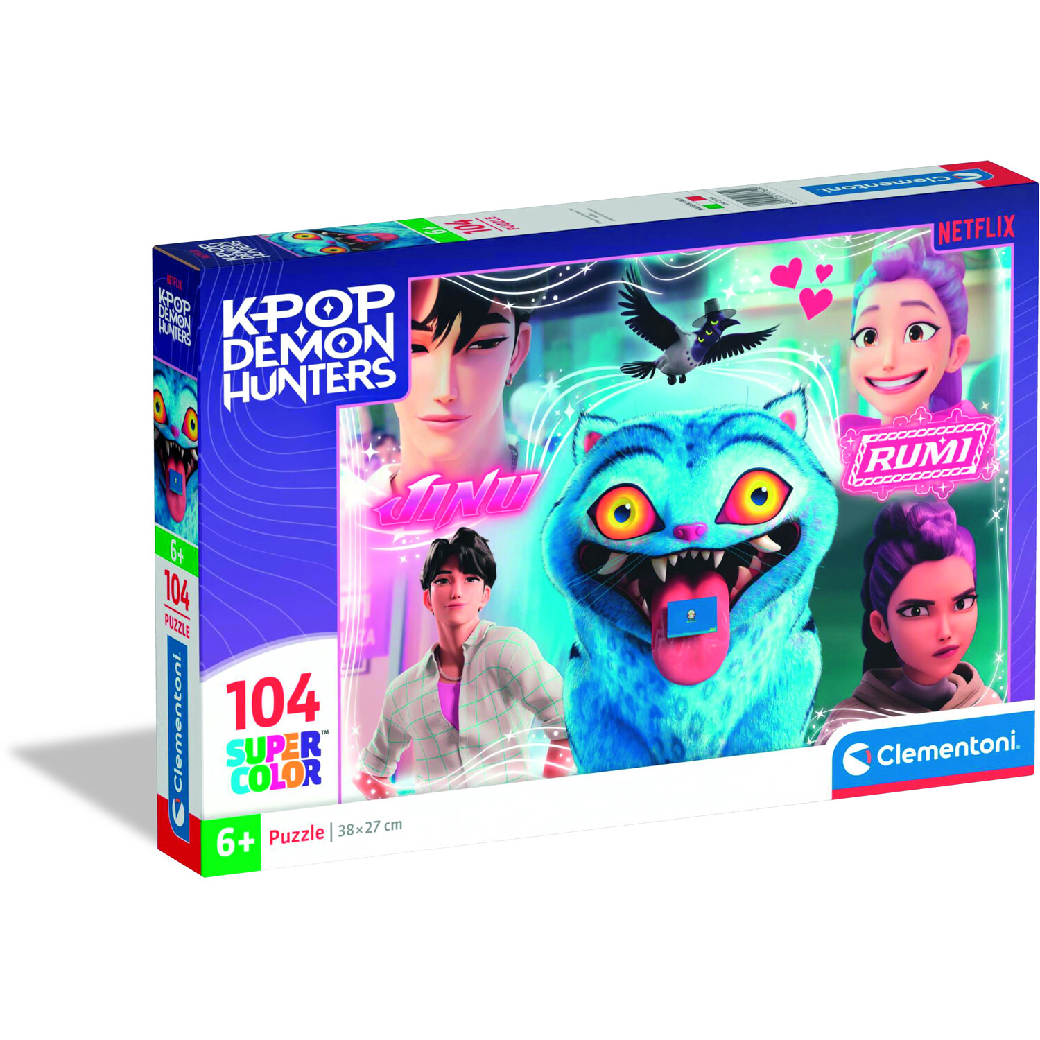 Clementoni K-Pop Demon Hunters 104 Piece Rumi And Jinu Puzzle