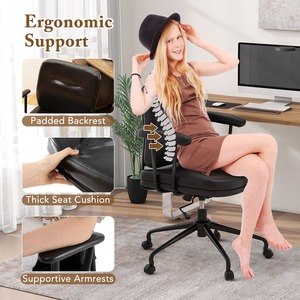 Coffee Compact Home Office Chair