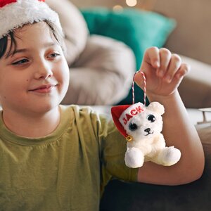 Personalised My Christmas Bear Decoration - 100+ Titles - Special Nana