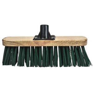 Faithfull Stiff Green Broom Head 300mm (12in) Threaded Socket