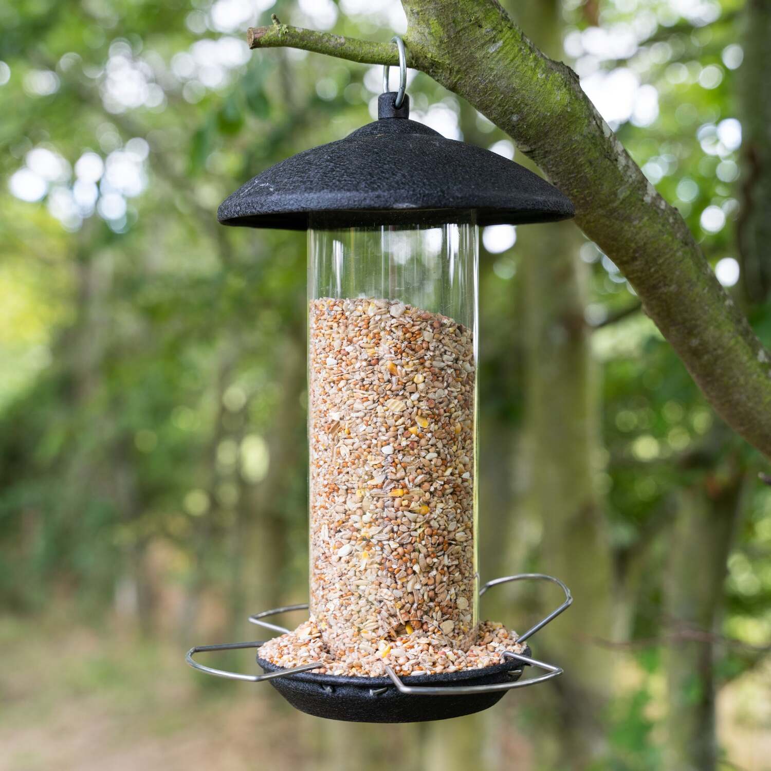 Image of Gardman Black Steel Large Seed Feeder&hellip;