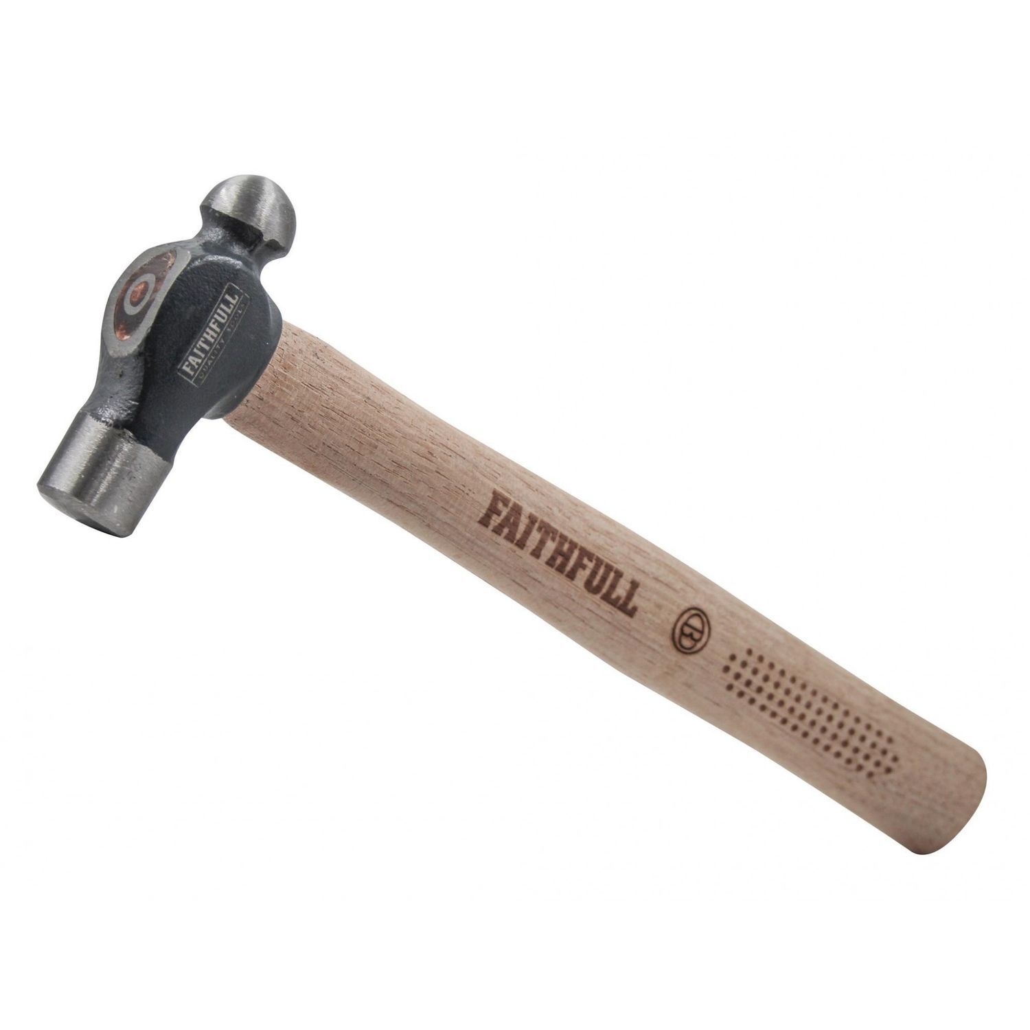 Faithfull Ball Pein Hammer, Fsc Hickory Handle - Multi Colour