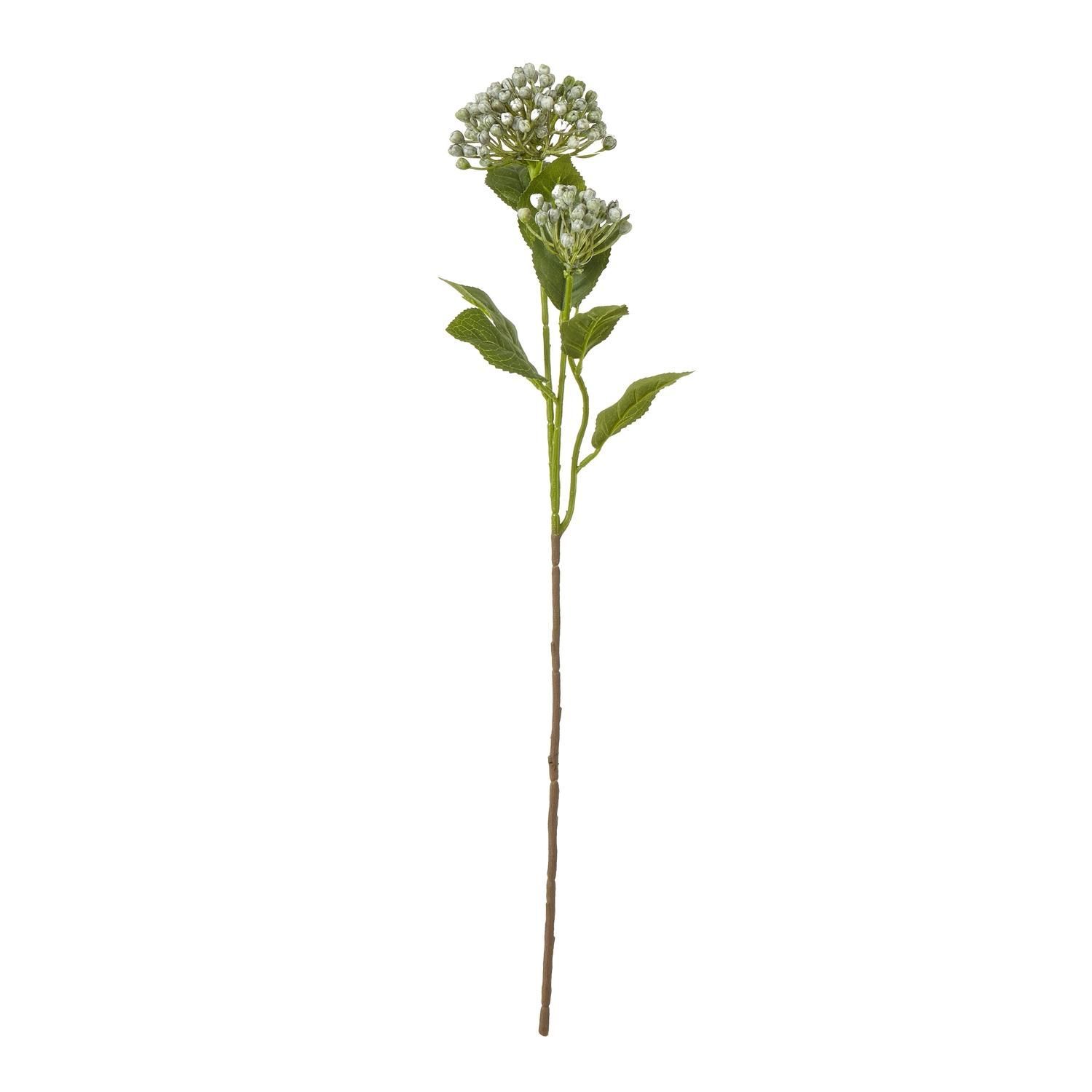Hill Interiors Budding Hydrangea Artificial Flower Spray - Blue