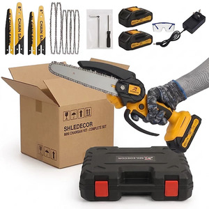 6 and 8 Inch 21V Cordless Mini Chainsaw Kit