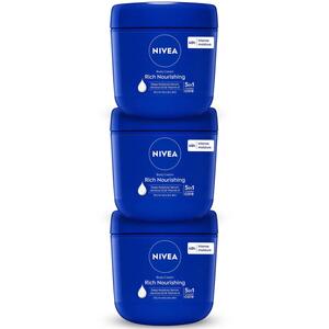 Nivea Rich Nourishing Body Serum Cream 400ml - Pack of 3