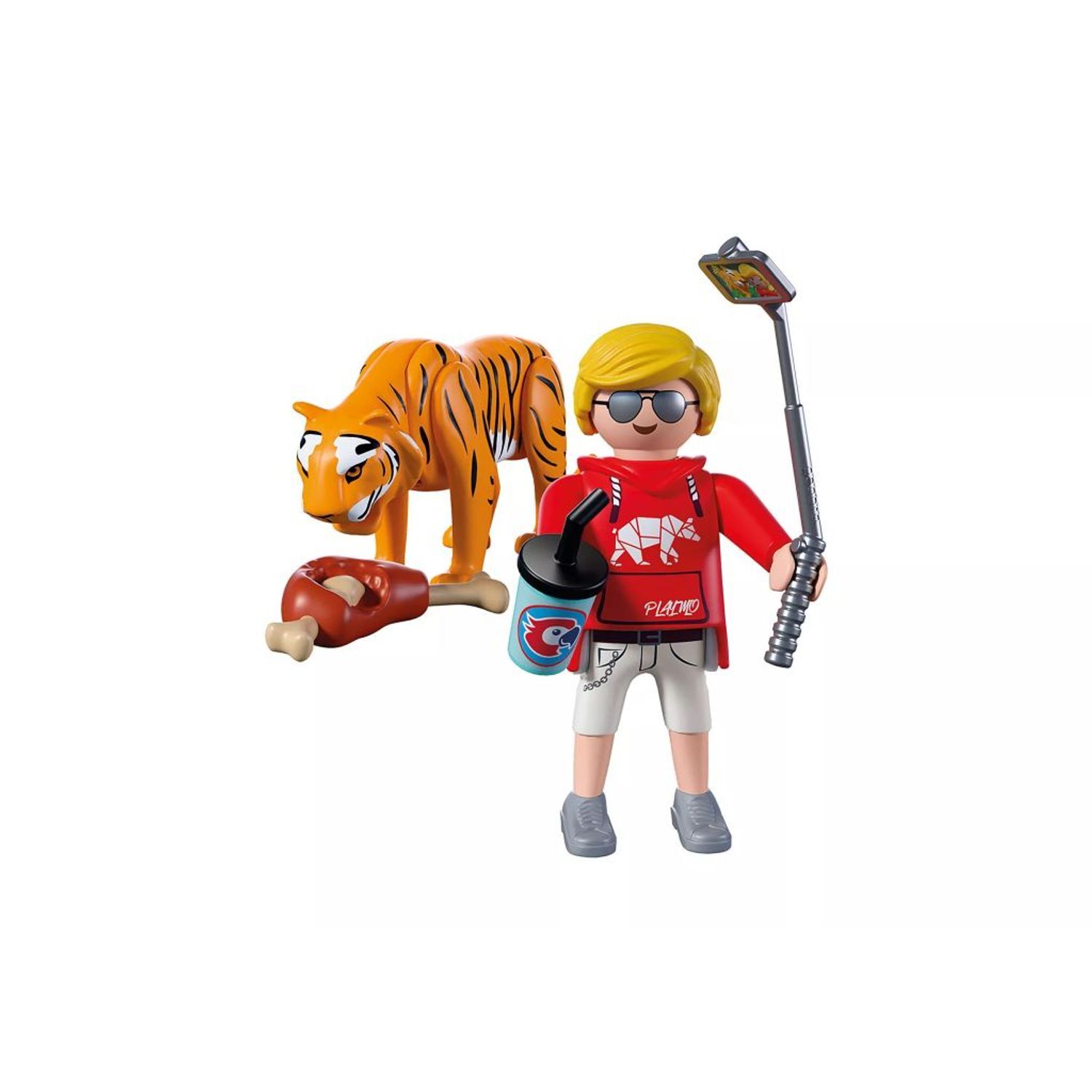 Zoo: Tiger with Baby - Orange