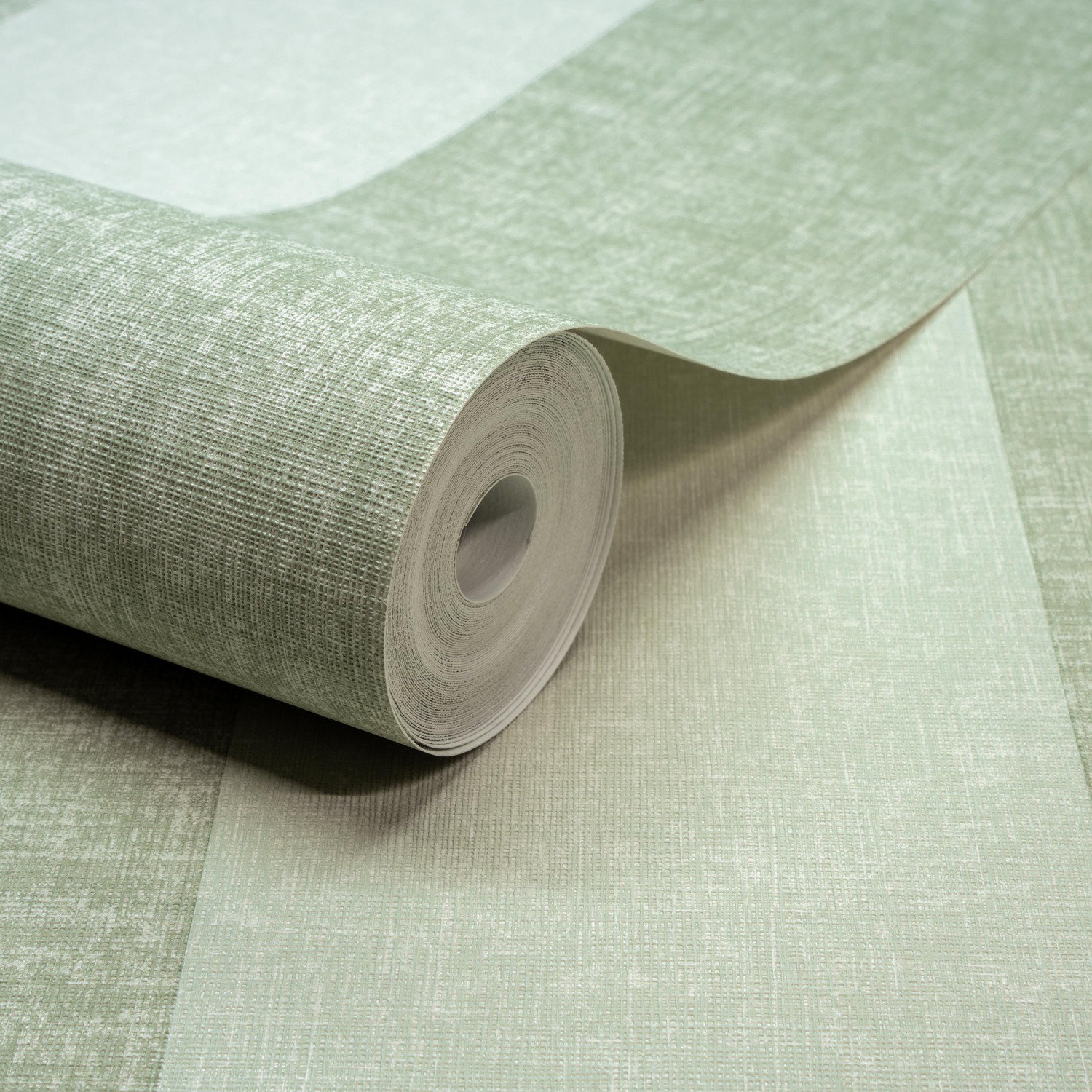 Grandeco Margritte Grey Textured Wide Stripe Wallpaper - Image 3