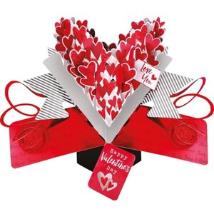 3D Pop Up Card by Second Nature Love You 2 Pack