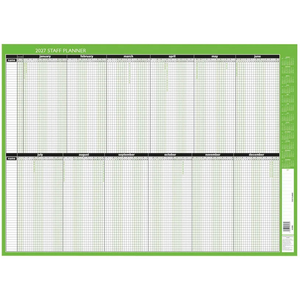 2027Staff5DayWeekPlannerMounted-855x610mm