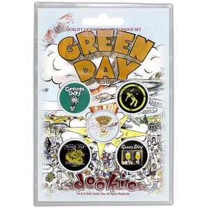 Green Day Dookie Badge Set (Pack of 5)