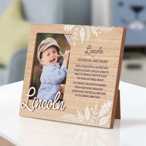 Lincoln Pre-personalised Child's Picture Frame