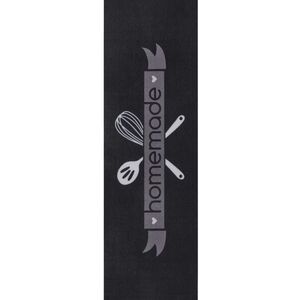 Hanse Home Cook Clean Polyester Kitchen Runner Rug Black
